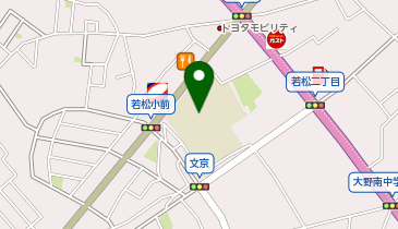 若松小学校の地図画像