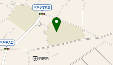 大沢中学校の地図画像