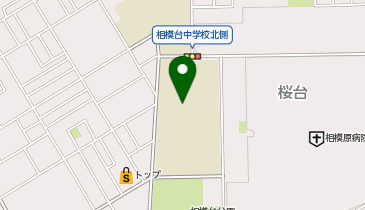 相模台中学校の地図画像