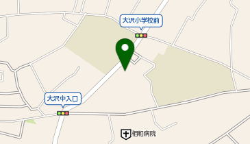 大沢公民館の地図画像