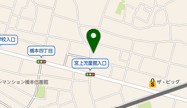 宮上児童館の地図画像