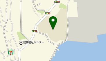 田浦中学校グランドの地図画像