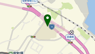 長浦小学校グランドの地図画像