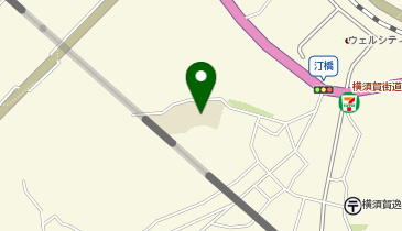 逸見小学校グランドの地図画像