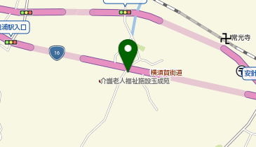 長浦自治会館の地図画像