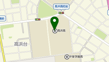 高浜高等学校の地図画像