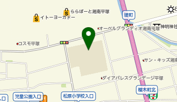 松原小学校の地図画像