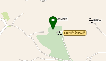 源氏山公園、葛原岡神社の地図画像