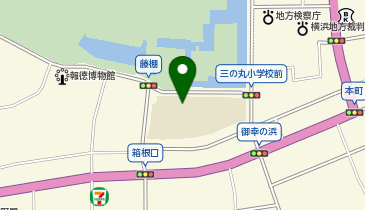 三の丸小学校の地図画像