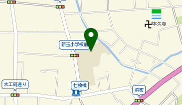 新玉小学校の地図画像