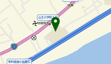 山王小学校の地図画像