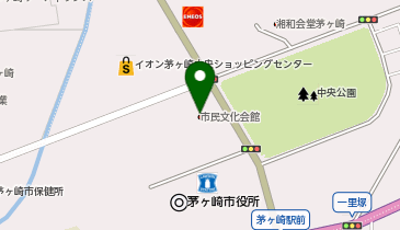茅ヶ崎市民文化会館の地図画像