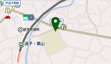 逗子小学校の地図画像
