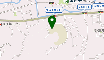 沼間小学校の地図画像