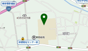 南中学校の地図画像