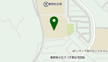南が丘中学校の地図画像