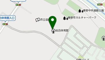 カルチャーパーク総合体育館の地図画像