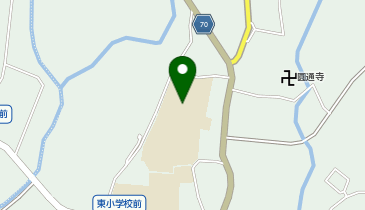 東中学校の地図画像
