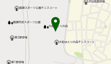 大和ゆとりの森の地図画像