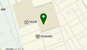 南林間小学校の地図画像