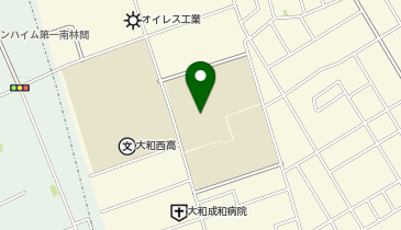 南林間中学校の地図画像