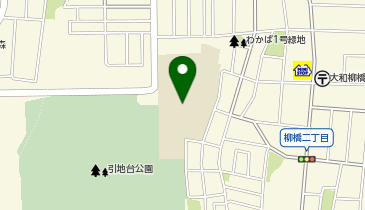 引地台中学校の地図画像