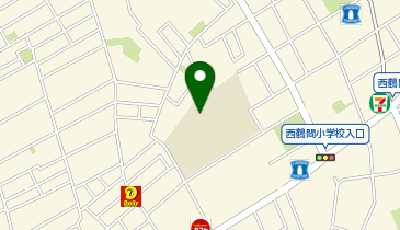 西鶴間小学校の地図画像