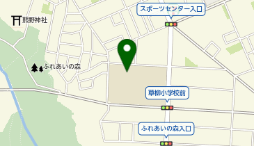草柳小学校の地図画像