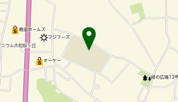 上和田小学校の地図画像