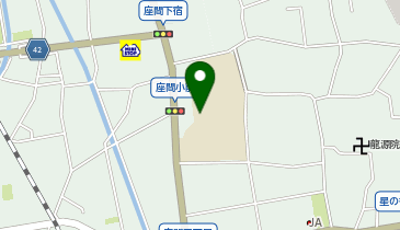 座間小学校の地図画像