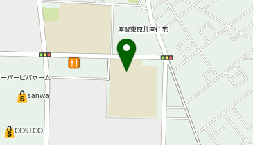 ひばりが丘小学校の地図画像