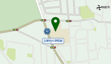 立野台小学校の地図画像