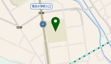 落合小学校の地図画像