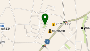 鶴ケ台公園の地図画像