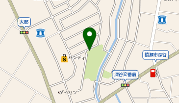 深谷森林公園の地図画像