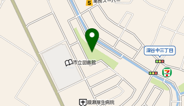 風の公園の地図画像