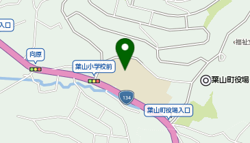 葉山小学校の地図画像