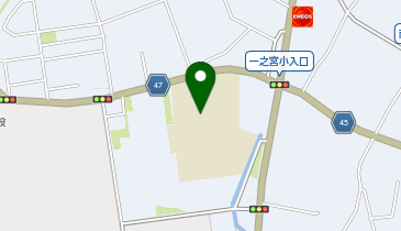 一之宮小学校の地図画像