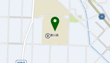 寒川高等学校の地図画像