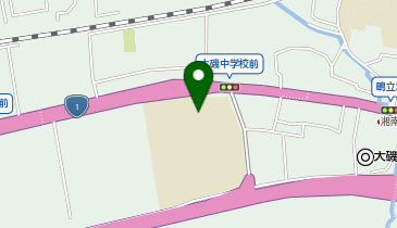 大磯中学校の地図画像