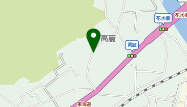 高麗区民会館の地図画像