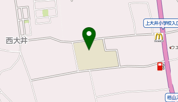 上大井小学校の地図画像