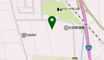 大井町総合体育館の地図画像