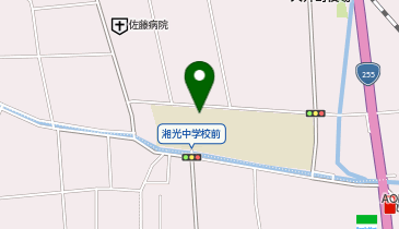 湘光中学校体育館の地図画像