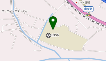 神奈川県立山北高等学校の地図画像