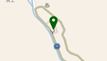 奥湯河原区民会館の地図画像