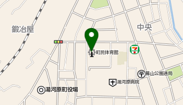 町民体育館の地図画像