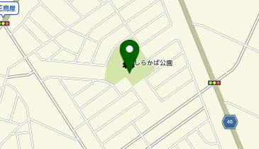 しらかば公園の地図画像