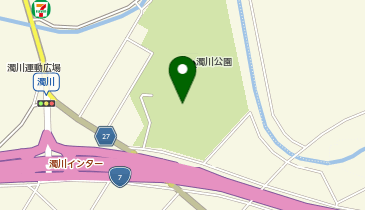 濁川公園の地図画像