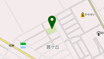茜ヶ丘公園の地図画像